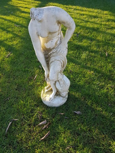Concrete garden statue - concrete,