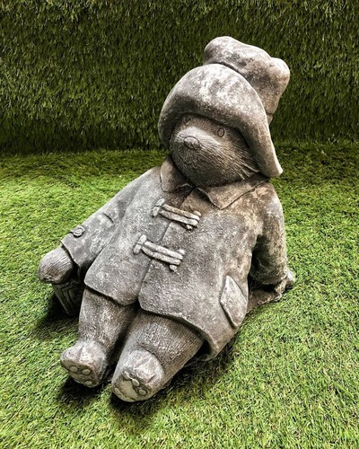 Large paddington bear concrete - large,