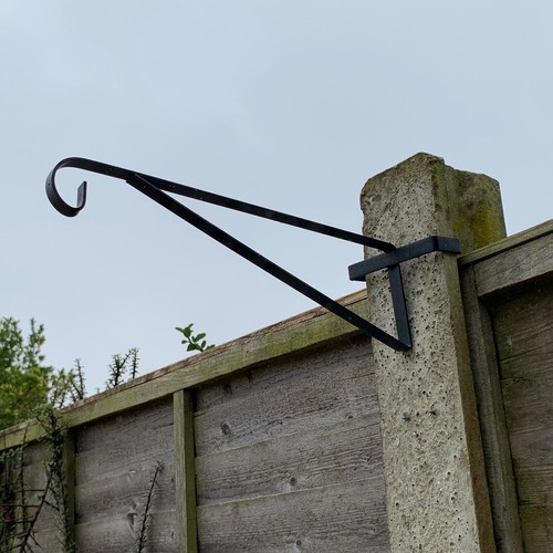 Hanging basket bracket hooks - basket,