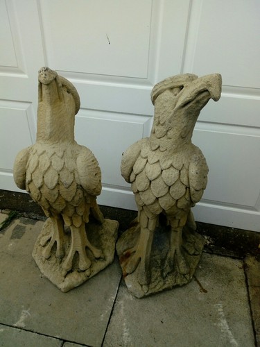 Pair concrete stone - pair,